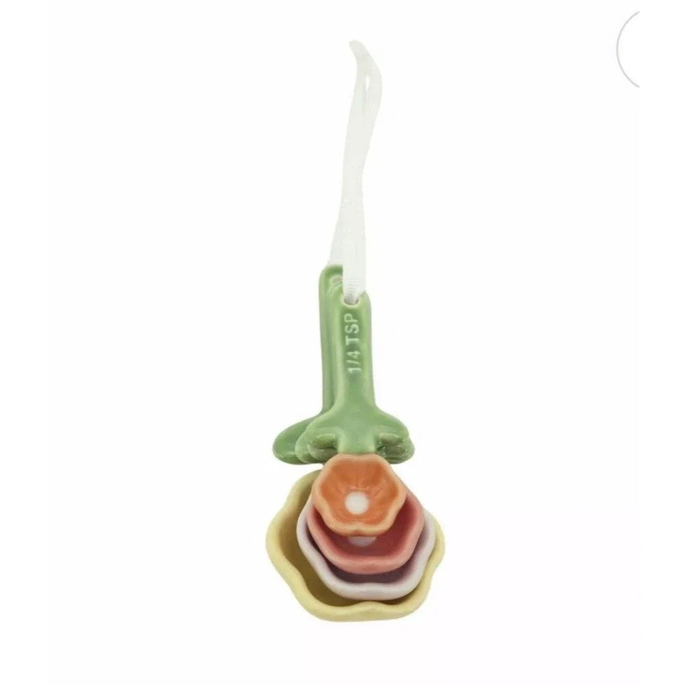 Celebrate Together Spring 4-pc. Flower Measuring Spoon Set ~ fun, unique ~ NWT
